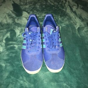 Blue & Green Gazelle Adidas